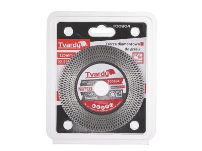 T00804 kep 2 Gyémánt csiszoló- és vágókorong kőedényekhez 125x25x22.23mm PROFI (100)