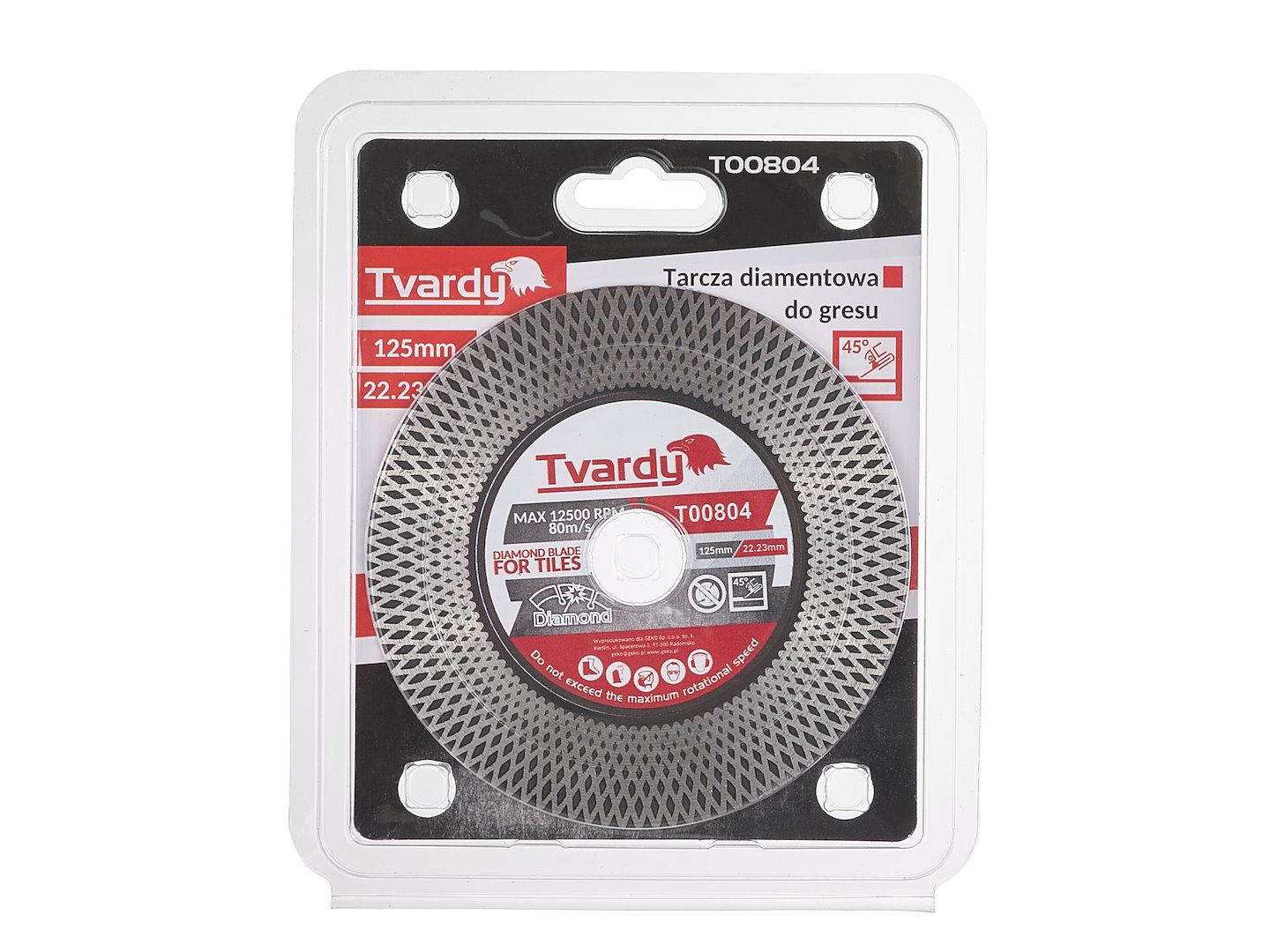 Gyémánt csiszoló- és vágókorong kőedényekhez 125x25x22.23mm PROFI (100)