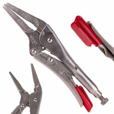 Morzéfogó fogó - egyenes, hosszúkás állkapocs - 225mm CrV (6/48)