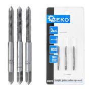 GEKO kézi menetvágó készlet M3x0,5mm 3db-os