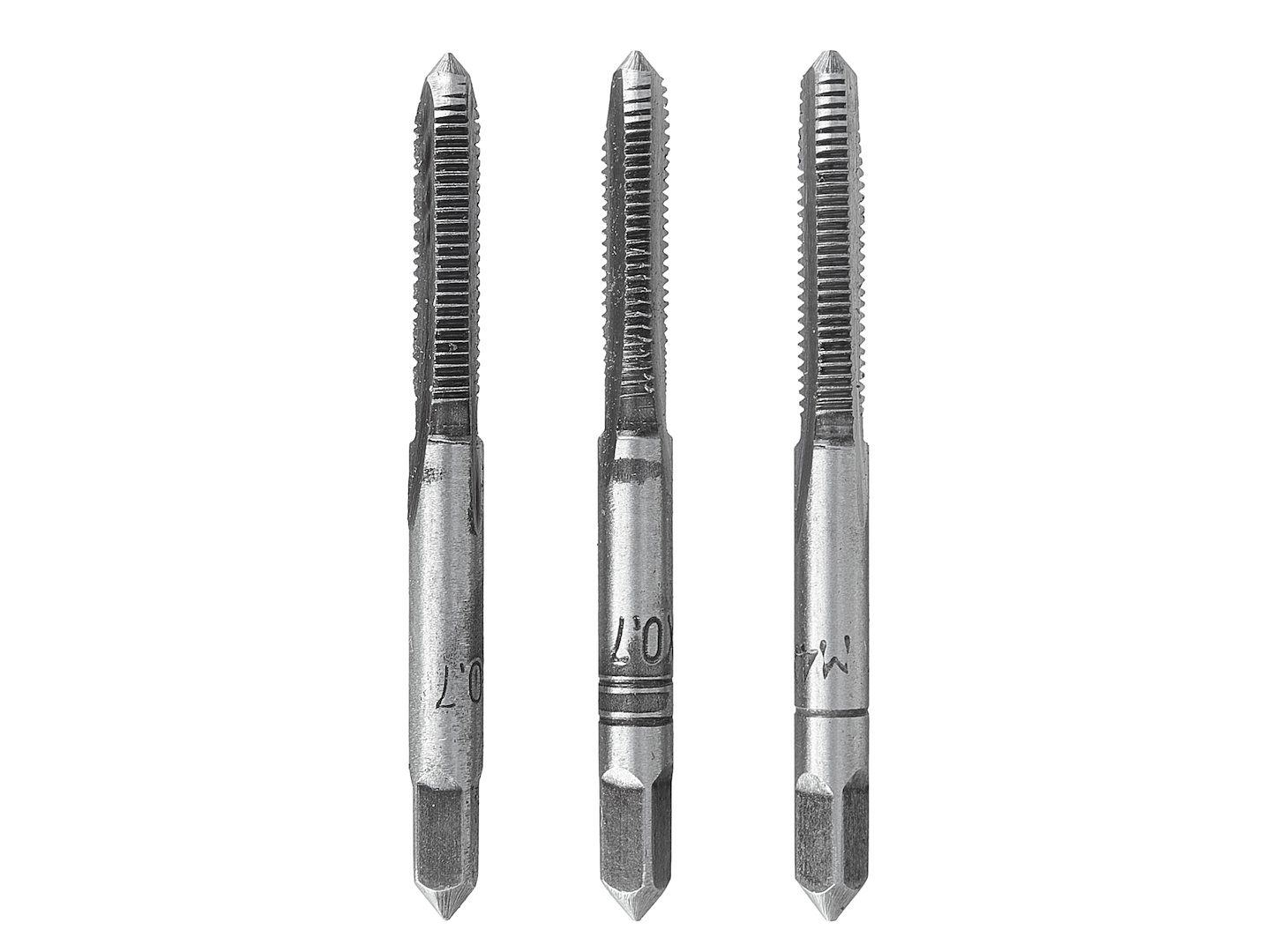 GEKO kézi menetfúró készlet M4x0,7mm HSS 3db
