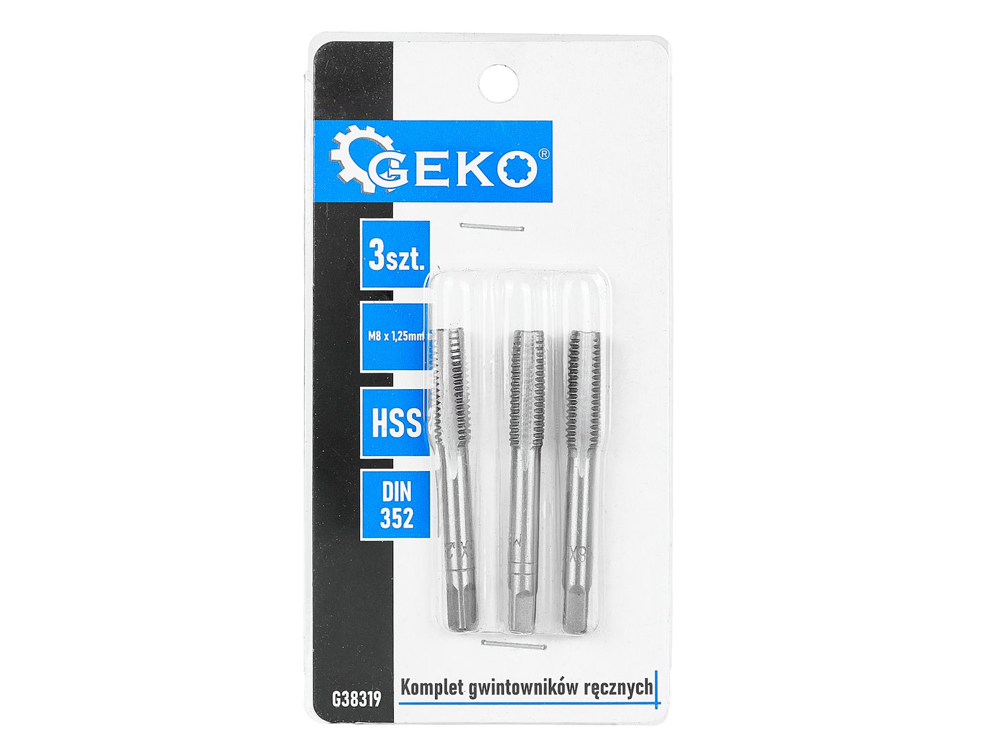 GEKO menetmetsző készlet M8x1,25mm 3db-os