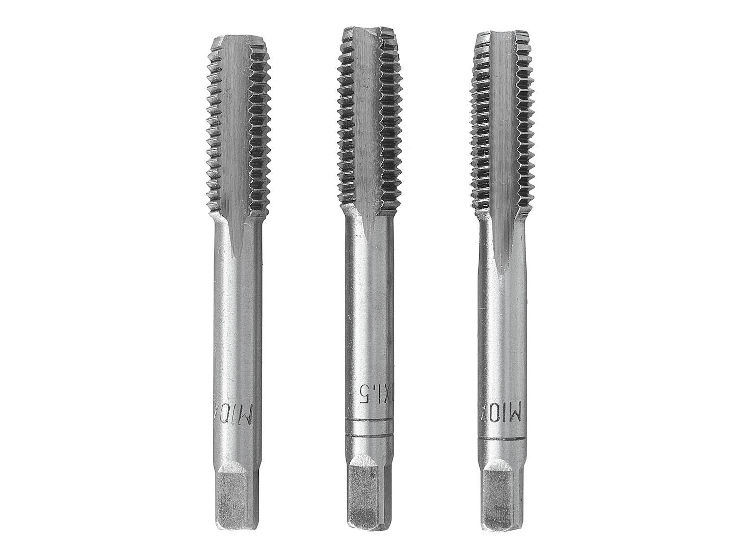 GEKO kézi menetfúró készlet M10x1,5mm HSS 3db-os