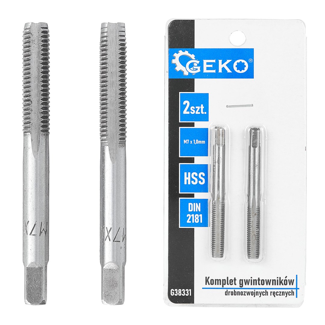 GEKO finom menetfúró készlet M7x1,0mm 2db-os