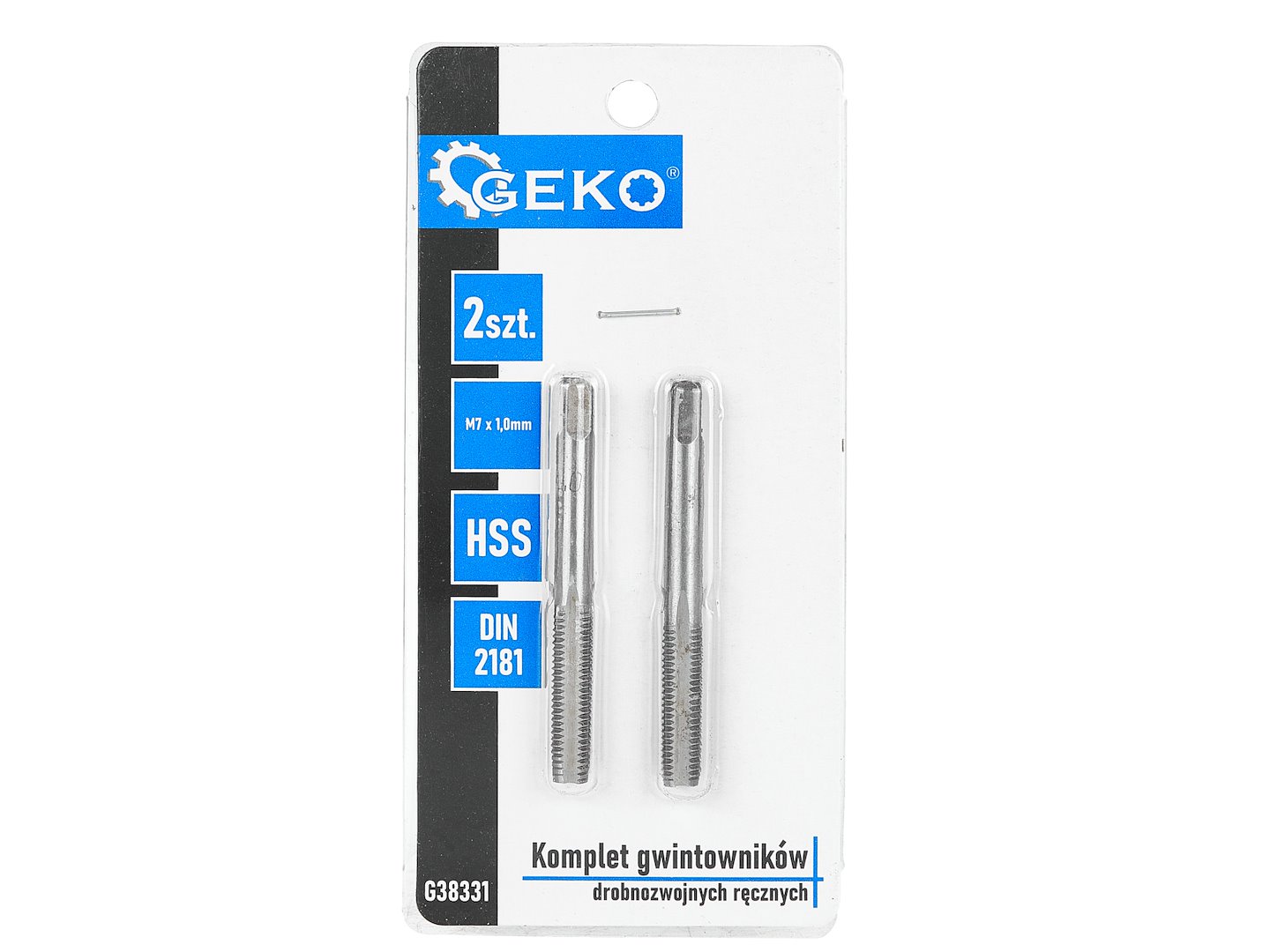 GEKO finom menetfúró készlet M7x1,0mm 2db-os