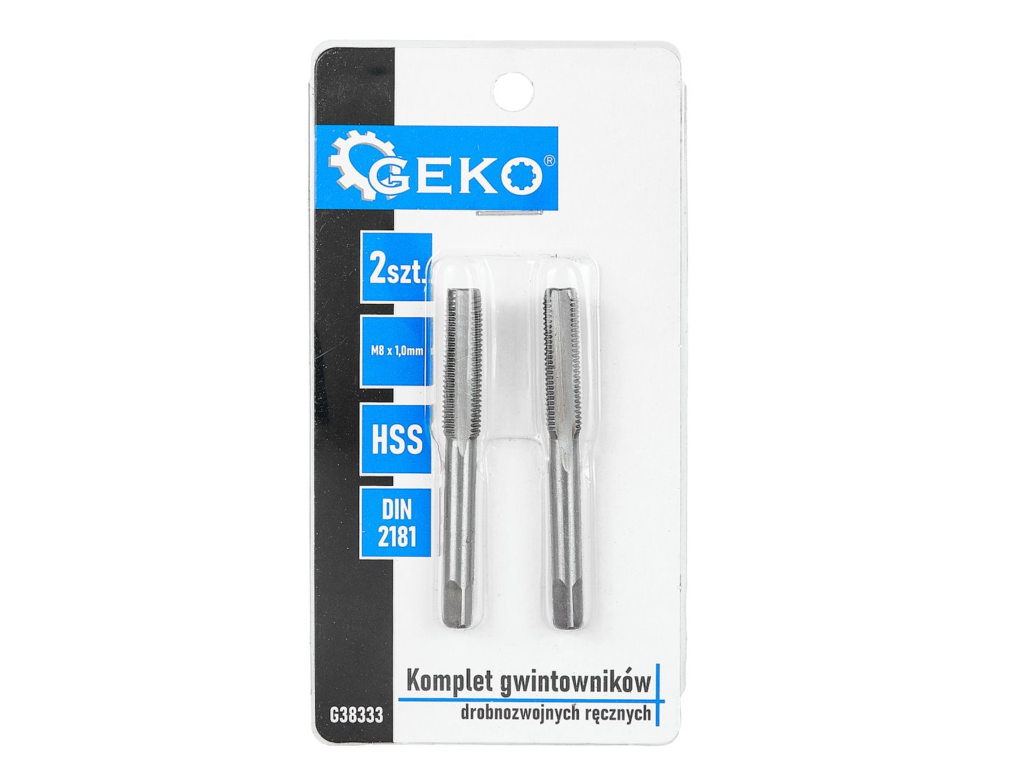 GEKO finom menetfúró készlet M8x1,0mm 2db-os