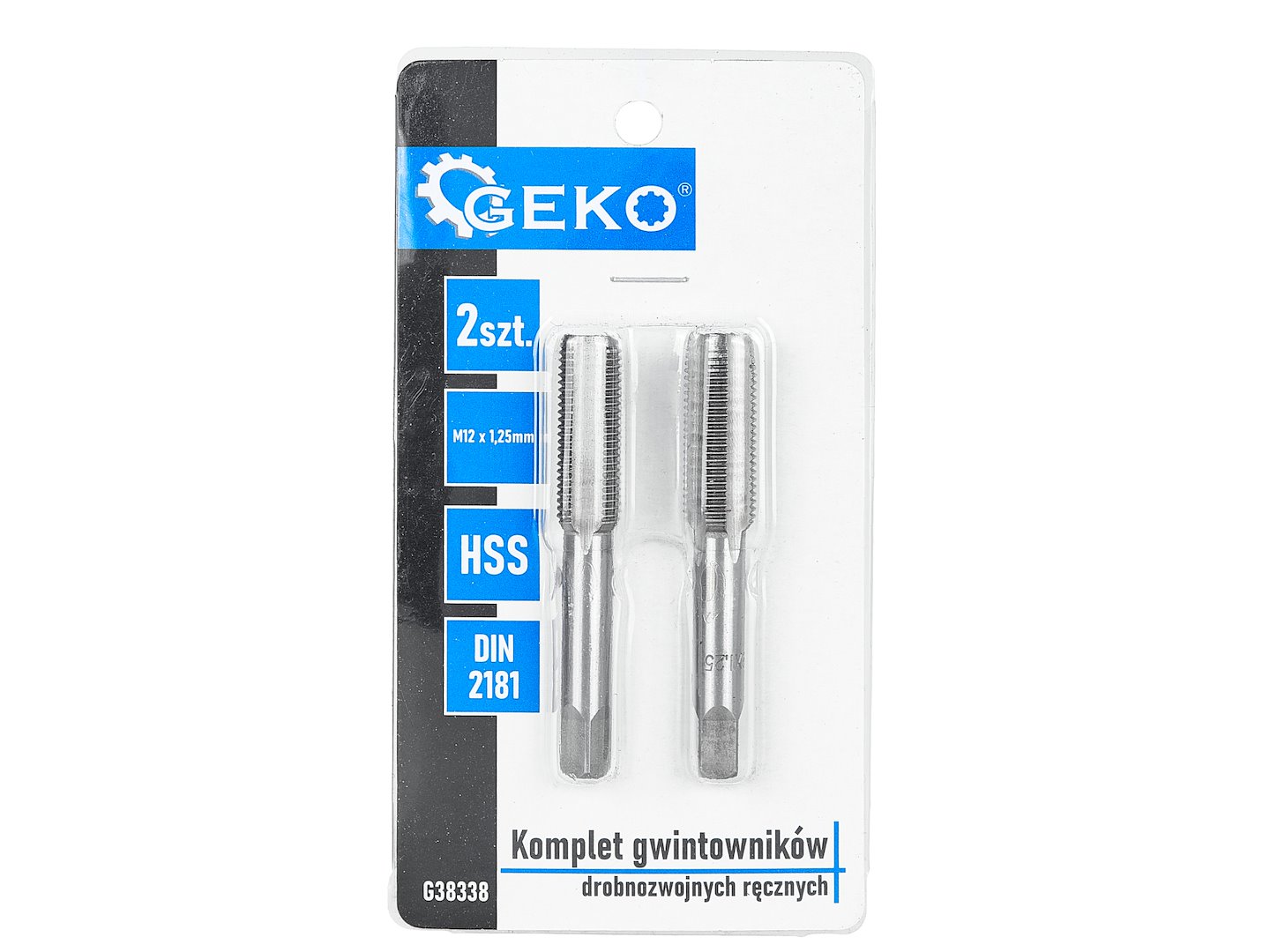 GEKO menetmetsző készlet M12x1,25mm finommenet 2db