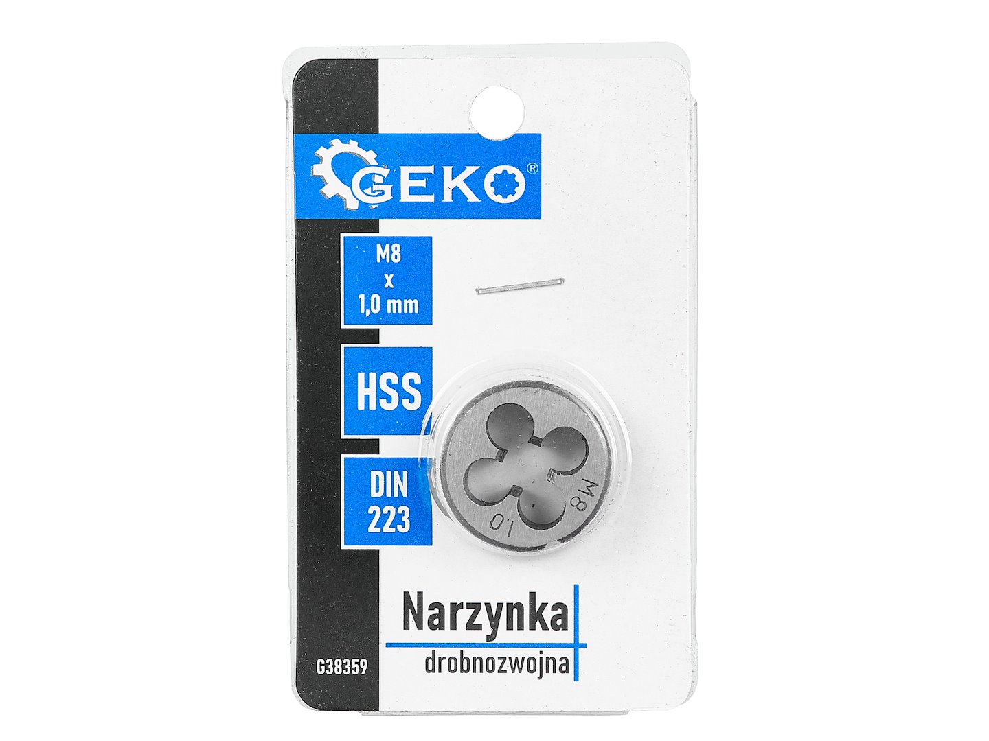 GEKO finomsoros menetmetsző M8x1,0mm HSS