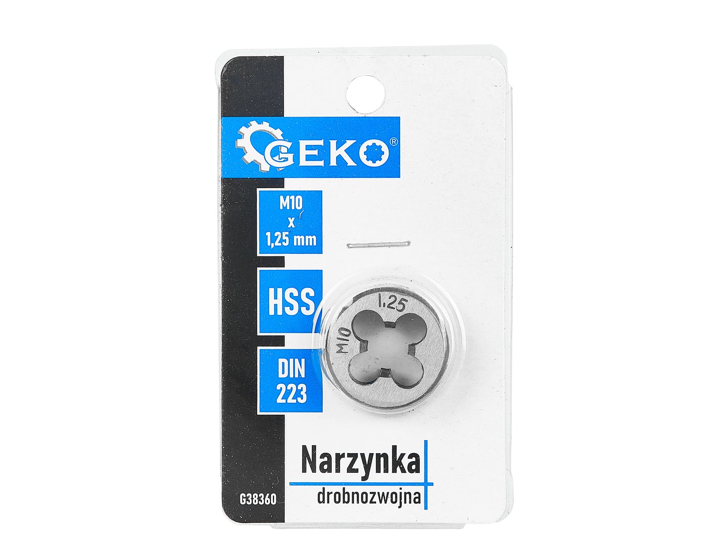 GEKO finom menetmetsző M10x1,25mm HSS