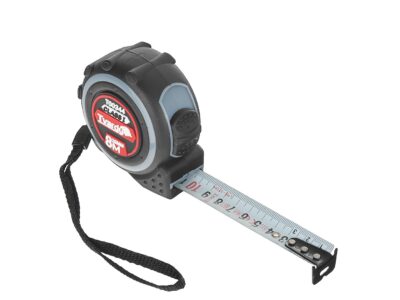 T00344 kep 2 Kétoldalas nylon mérőszalag 8m/25mm CLASS I (6/60)