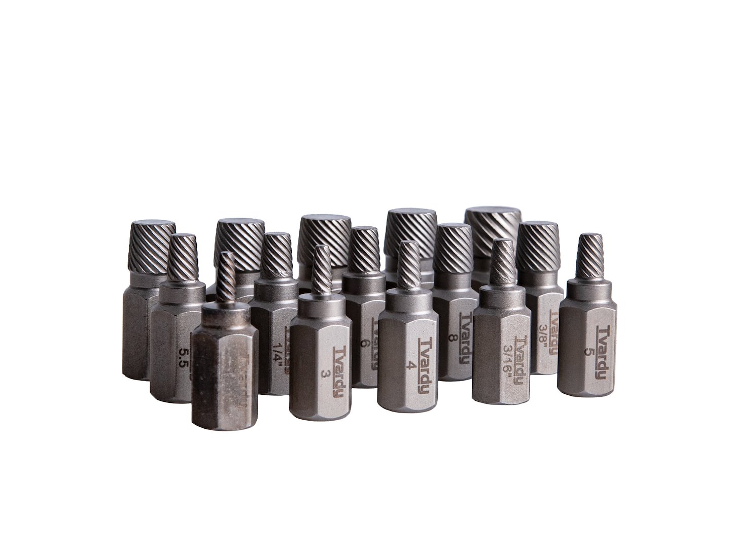 Csavarhúzók törött csavarokhoz 15el. Cr-Mo (20)