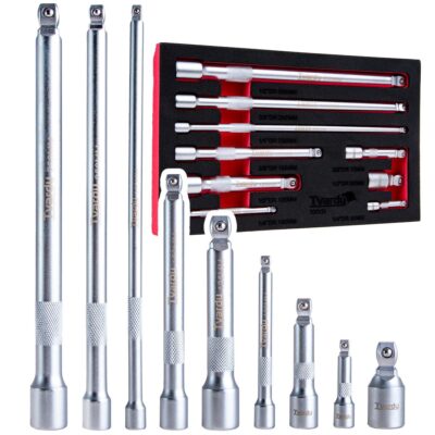 Forgócsavaros hosszabbítókészlet 1/4" 3/8" 1/2" CrV 9db (12)