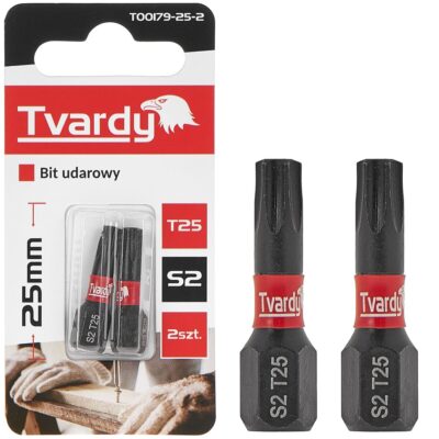 T25 25mm S2 ütvecsavarozó bit (2/10/50/500)