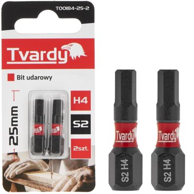 H4 25mm S2 ütvecsavarozó bit (2/10/50/500)