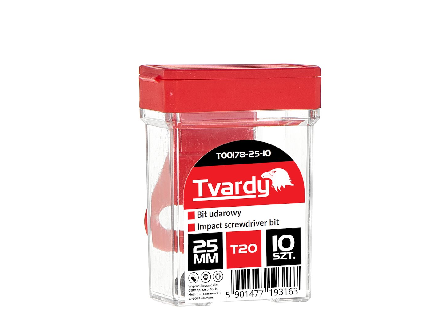 Ütvecsavarozó bit T20 25mm S2 - doboz (10/120)