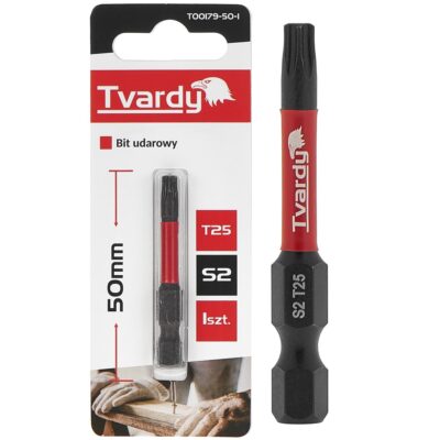 T25 50mm S2 ütvecsavarozó bit (1/10/50/500)