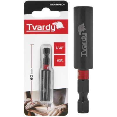 Mágneses ütvecsapó tokmány 1/4" 60mm-es bitekhez (1/10/50/300)