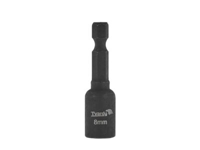 T00192-8-1 kep 2 Mágneses ütvecsavaros foglalat 8mm x 48mm 1/4" csavarokhoz (1/10/50/400)
