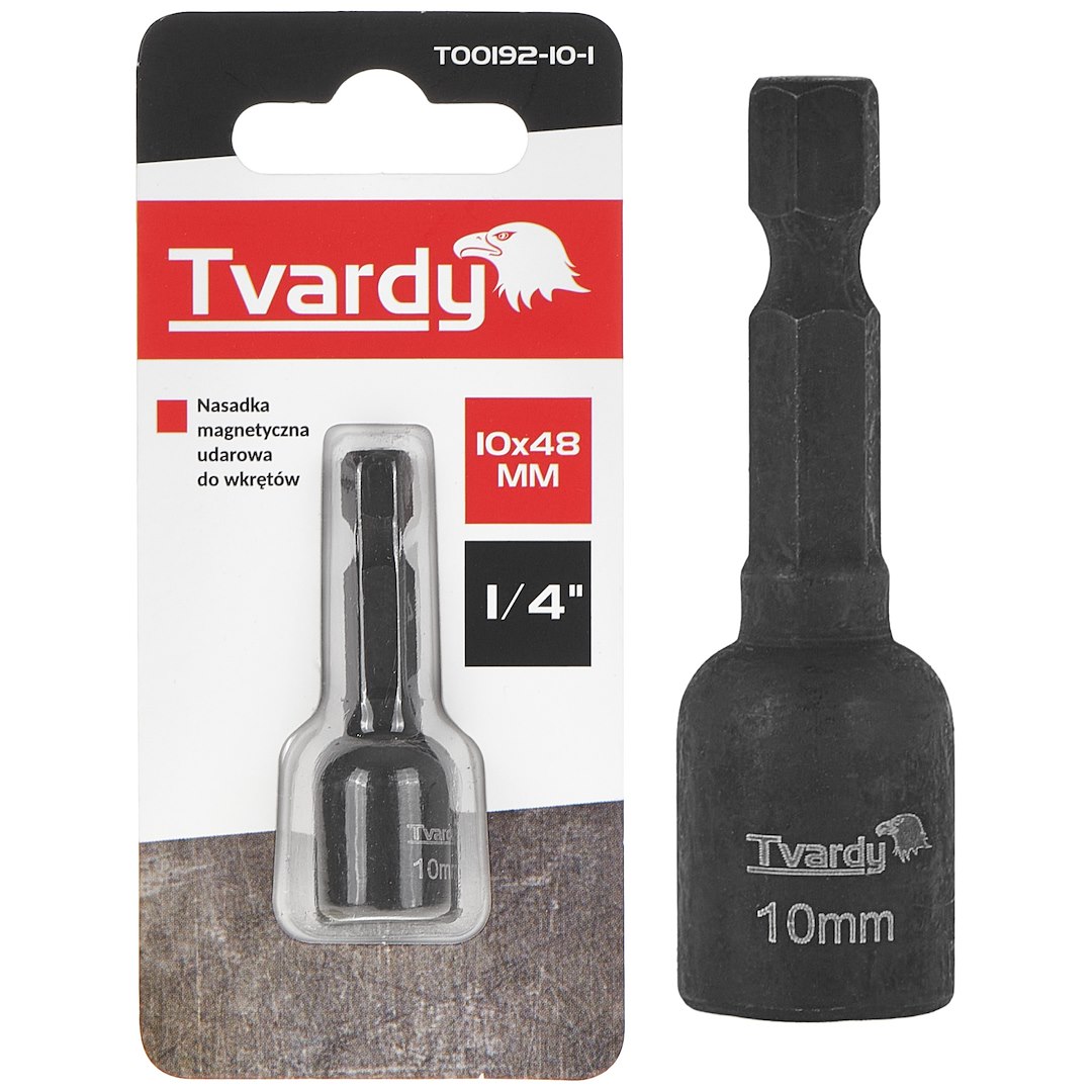Mágneses ütvecsavaros foglalat 10mm x 48mm 1/4" csavarokhoz (1/10/50/400)