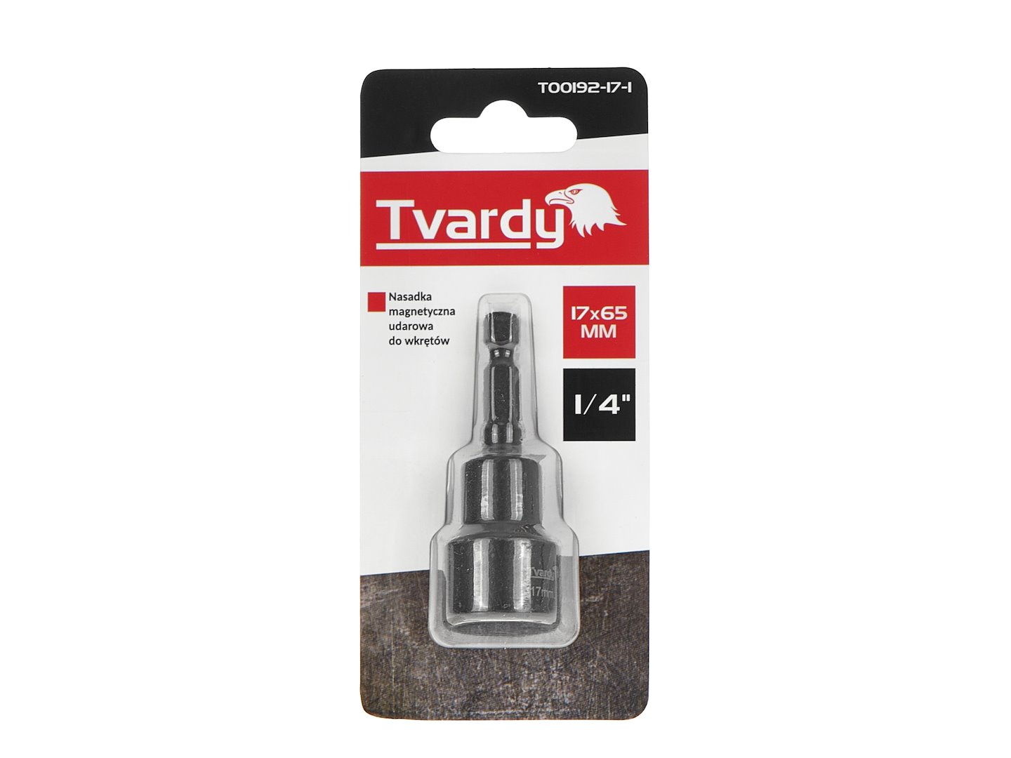 Mágneses ütvecsavaros foglalat 17mm x 65mm 1/4" csavarokhoz (1/10/40/200)