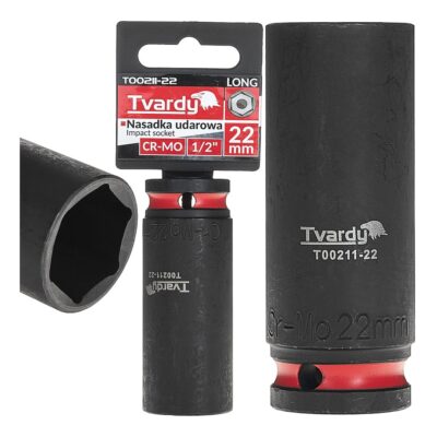 Hosszú ütvecsavaros dugókulcs 1/2"-os 22mm CR-MO (6/48)