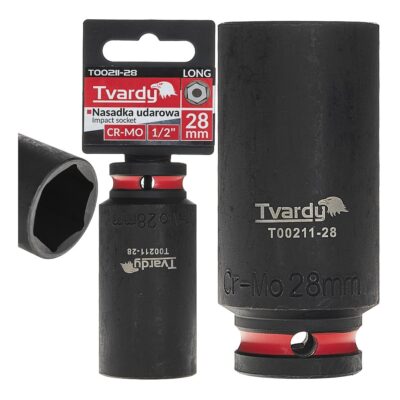 Hosszú ütvecsavaros dugókulcs 1/2" hatszög 28mm CR-MO (6/36)