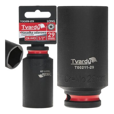 Hosszú ütvecsavaros dugókulcs 1/2" 6-szög 29mm CR-MO (6/36)