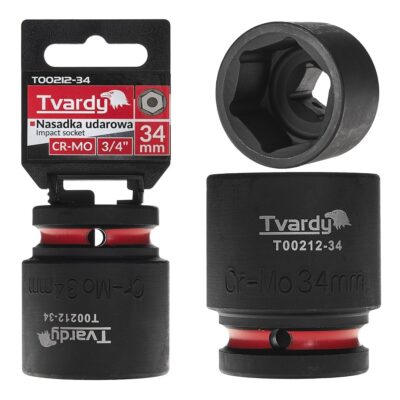 Ütvecsavaros dugókulcs 3/4" hatszög 34mm CR-MO (4/20)