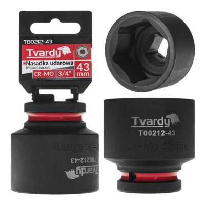 Ütvecsavaros dugókulcs 3/4" 6 pontos 43mm CR-MO (4/16)