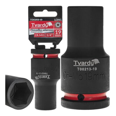 Hosszú ütvecsavaros dugókulcs 3/4" 6 pontos 19mm CR-MO (1/20)