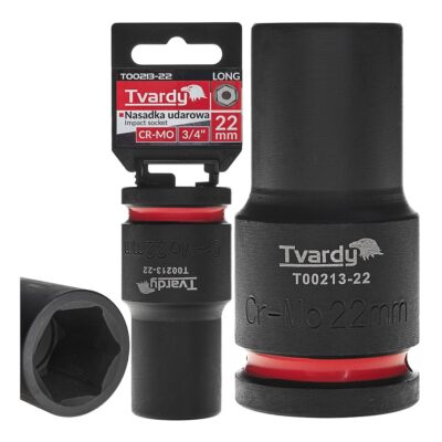 Hosszú ütvecsavaros dugókulcs 3/4" 6 pontos 22mm CR-MO (1/20)