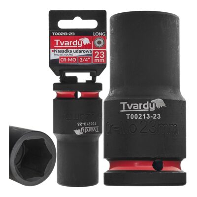 Hosszú ütvecsavaros dugókulcs 3/4" 6 pontos 23mm CR-MO (1/20)