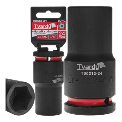 Hosszú ütvecsavaros dugókulcs 3/4" 6 pontos 24mm CR-MO (1/20)