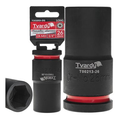 Hosszú ütvecsavaros dugókulcs 3/4" 6 pontos 26mm CR-MO (1/20)