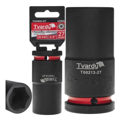 Hosszú ütvecsavaros dugókulcs 3/4" 6 pontos 27mm CR-MO (1/20)