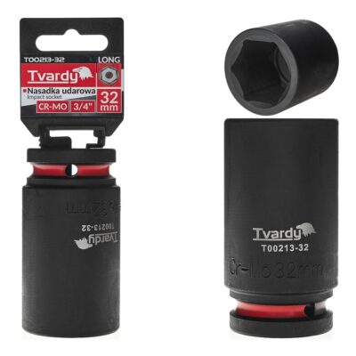 Hosszú ütvecsavaros dugókulcs 3/4" 6 pontos 32mm CR-MO (1/20)