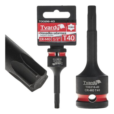TORX 1/2" T40 CR-MO ütvecsavaros dugókulcsok (10/100)