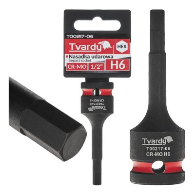 HEX ütvecsavaros dugókulcsok 1/2" H6 CR-MO (10/100)