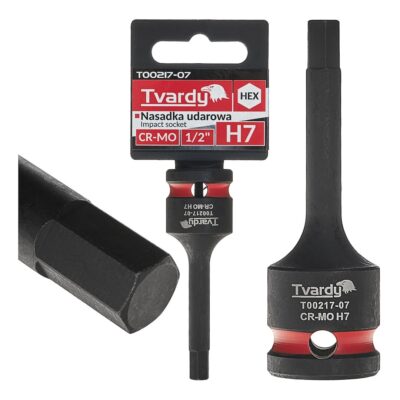 1/2" HEX ütvecsavaros dugókulcsok H7 CR-MO (10/100)