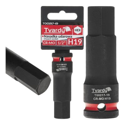 1/2" HEX ütvecsavaros dugókulcsok H19 CR-MO (8/80)