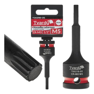 SPLINE 1/2" M5 CR-MO ütvecsavaros dugókulcsok (10/100)