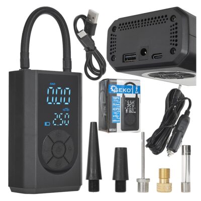 Kerékpár/autó kompresszor 4000mAh 84W (30)