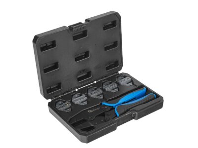 G01769 kep 2 Krimpelőgép kábelsarkantyúkhoz + készlet. 5 szerszám (5)