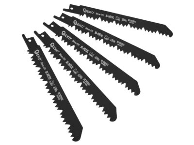 G33132 kép 2 GEKO bimetál szablafűrészlap fa fűrészeléséhez 150mm 5TPI 5db