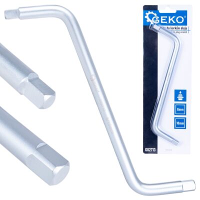 GEKO Olajleeresztő dugókulcs készlet - négyzet 8x10mm (50 db)