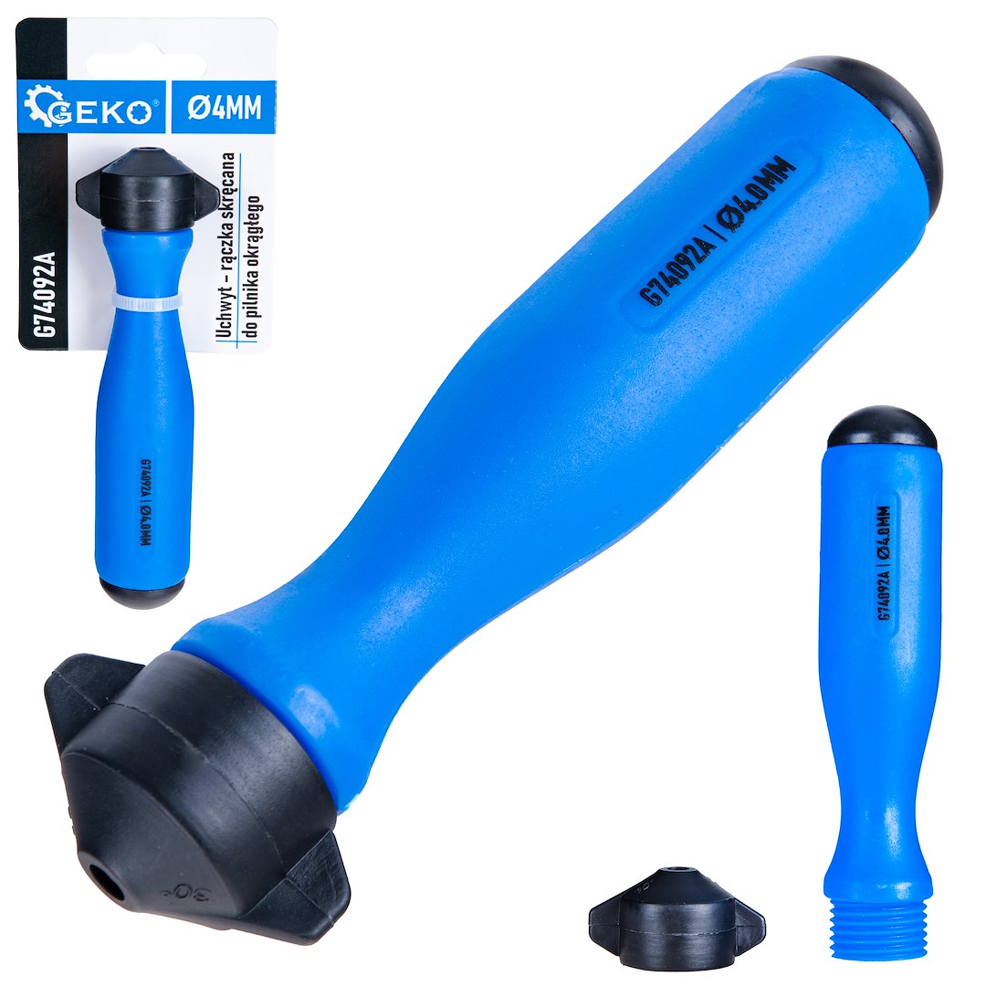 GEKO G74092A Csavarható markolat kerek reszelőhöz 4,0mm