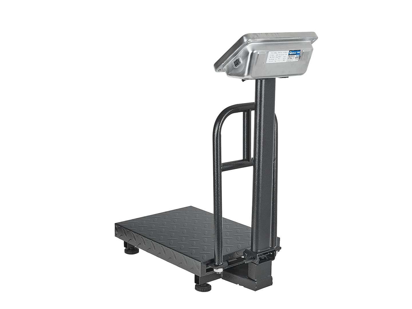 GEKO digitális platformmérleg 150 kg LCD kijelzővel
