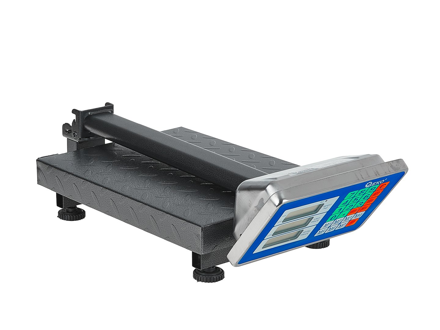GEKO digitális platformmérleg 150 kg LCD kijelzővel