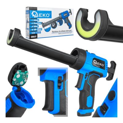 GEKO G00651 Akkumulátoros szilikon kinyomó pisztoly