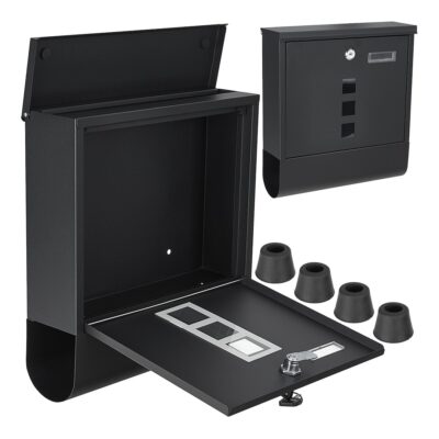 GEKO Postaláda 34x30,7x10cm fekete